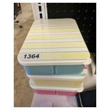 3- Lunch contianers & lid sets