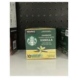 Starbucks vanilla 10-K cups