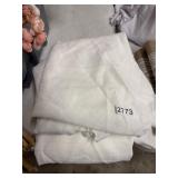 Round table cloths -white 4 ct