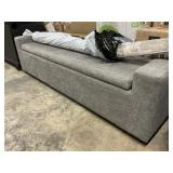 75inL storage bench upholstered