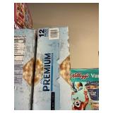Premium saltine crackers 12 packs