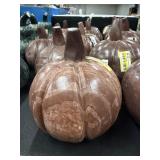 Threshold Marble pumpkin 6in