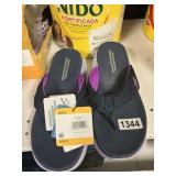 Skechers ladies flip flop size 8
