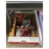 MIsc box lot carnival banners decor
