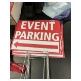 8 ct Event parking stick signs