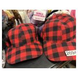 2- Plaid hats
