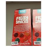 Fruity snacks 100 pouches