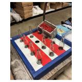 Bottle ring toss game  wooden 27inx24in