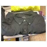 Huk button down short sleeve shirt XL