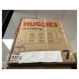 Huggies 68 diapers size 7