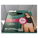 Depend womens underwear M 88 ct