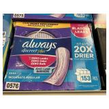 Always discreet plus 153 pads