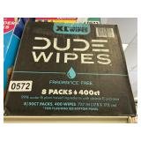Dude wipes XL 400 ct