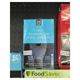 9in Aluminum foil sheets 500 ct