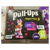 Huggies pull ups night time 2T-3T 108 ct