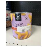Sliced peaches 104oz