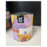 Sliced peaches 104oz