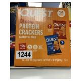 Quest cheesy protein crackers 14 bags