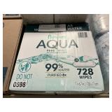 Pampers Aqua 728 wipes