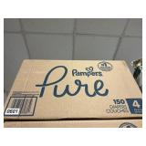 Pampers pure 150 diapers size 4