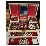 Jewelry box- misc jewelry lot