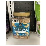 Cashews whole unsalted 33oz