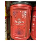 Folgers classic roast coffee 43.5oz