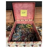 Jewlery box & jewelry lot