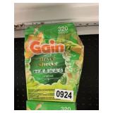 Gain dryer sheets 320 ct