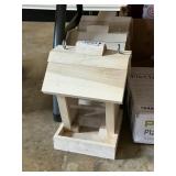 Wooden bird house
