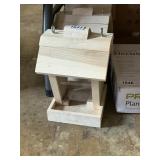Wooden bird house
