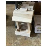 Wooden bird house