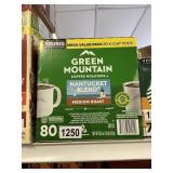 Green Mt medium roast 80 K cups