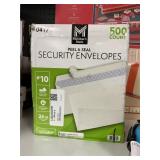 Peel & seal security envelopes 500ct