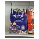 Kleenex ultra soft 12 cube boxes