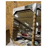 Room Essentials wall mirror turned wood 20x30in