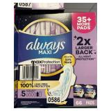 Always maxi 66 pads