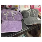 Bow rhinestone hats 2 ct