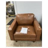 Abbyson MCM Holloway leather arm chair
