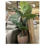 Faux plant - vase damaged 5ft H