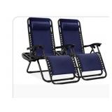 2-Pack navy XL anti-gravity chair