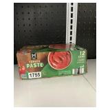 Tomato paste 12 cans