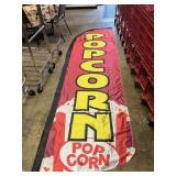 Popcorn & cotton candy flags &snowcone 3ct