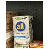 All dryer sheets 250ct