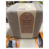 King ultra soft flannel sheet set Threshold