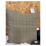 24inx24in Square green pillow