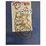 9pairs Earrings & hoop set
