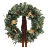 30in Harvest wreath greenery