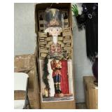 Pre-lit musical nutcracker 72inH
