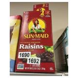 Sun Maid raisins 3.75lbs